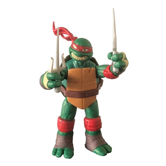 Raphael Teenage Mutant Ninja Turtle Action Figure 5" - Picture 1 of 5